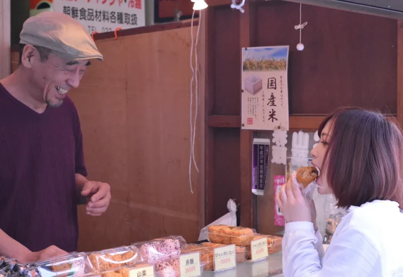 気まぐれスポット★（株）花笠だんご本舗 朝市店（仙台朝市）